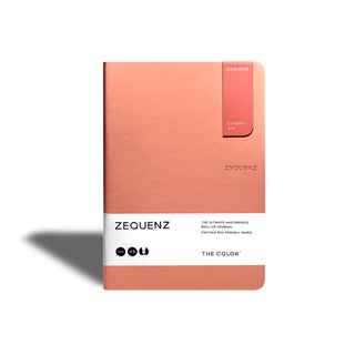 ZEQUENZ THE COLOR   A5 สีส้มพีช PEACH