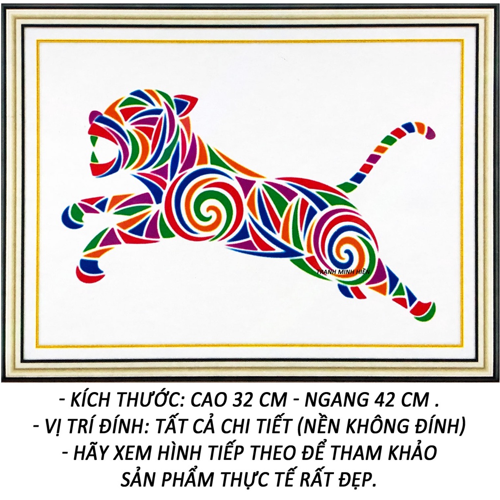 5D Diamond Painting - Tiger 18 - Minh Hien Painting (DIY DIAMOND)