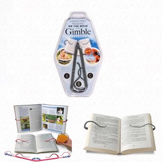 YHL ที่คั่นหนังสือ ที่อ่านหนังสือ สำหรับเดินทาง Gimble Traveller Hands Free (สีเทา)