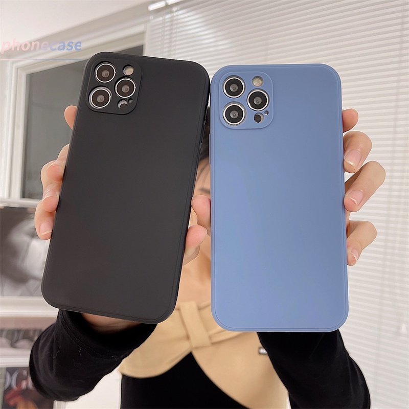 เคส Xiaomi Redmi POCO C3 X3 NFC X3 PRO M3 Redmi 9 9C NFC 9A 9i 9T 9AT 9 PRO Power 10X POCO M2 PRO Redmi Note 9 8 10 10S 9 PRO MAX 9S Fashion Pure Color Silicone Shockproof เคสโทรศัพท์มือถือ