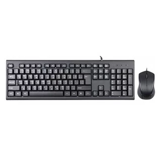 ชุดสุดคุ้ม Primaxx KMC-518 Anti Splash Waterproof Keyboard+Mouse Combo USB ชุดกันน้ำ+เมาส์ (สีดำ)
