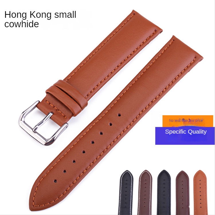 สายรัดคุณภาพสูง 18 มม.20 มม.22 มม.24 มม.สายหนังหนังลูกวัวสีน้ําตาลสําหรับ Tissot Seiko