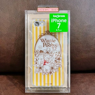 Case iPhone 7/8 from Japan แบบ Soft TPU ลาย Disney Winnie the Pooh สีเหลืองขาว