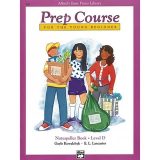 หนังสือเรียนเปียโน Alfred's Basic Piano Prep Course: Notespeller Book