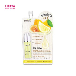 [ 1 ซอง ] นามิ แอม เฟรช เลมอน ฮันนี่ ไวท์เทนนิ่ง เซรั่ม Nami Im Fresh Lemon Honey Whitening Serum 7 กรัม