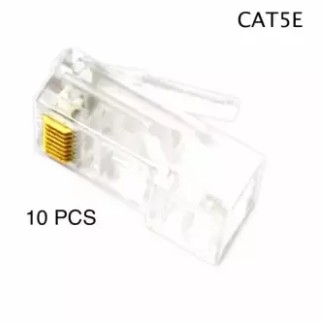 Best Quality Di shop RJ45 CAT5E หัวแลนตัวผู้ (10 ตัว/ถุง) อุปกรณ์เสริมคอมพิวเตอร์ computer accessories สายชาร์จกล้องติดรถยนต์ car camera charger อุปกรณ์ระบายความร้อน cooling device กล้องและอุปกรณ์ถ่ายภาพ Camera and photographic equipment