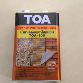 TOA น้ำยาเคลือบเงาใสกันซึม 3.785ลิตร TOA-100