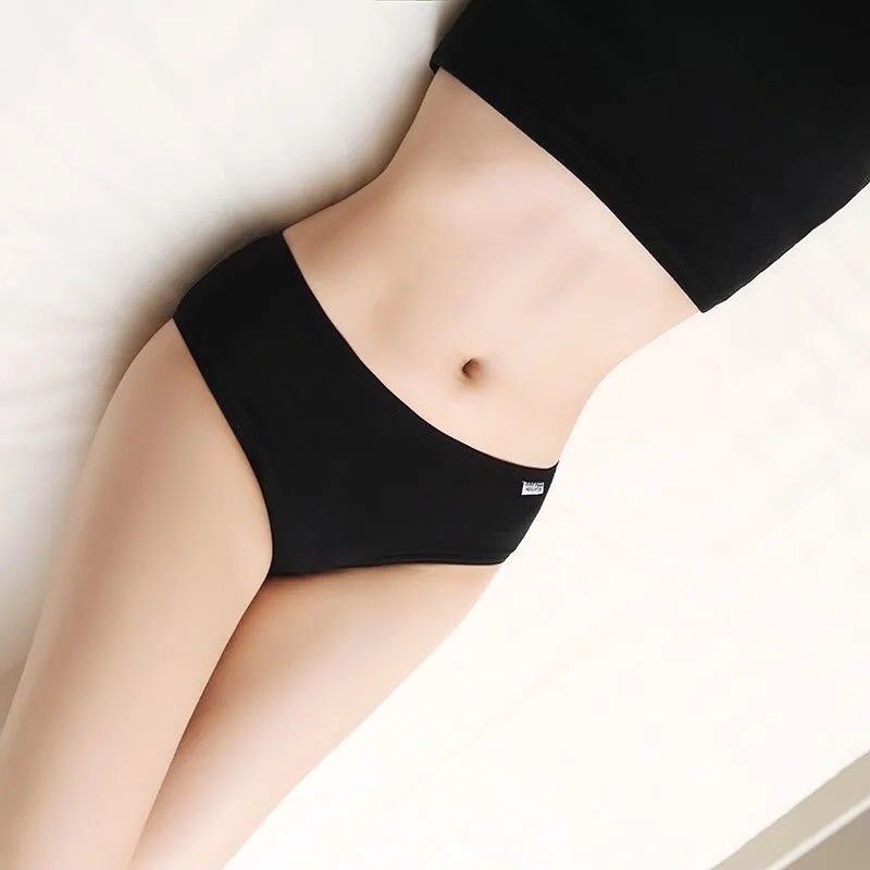 กางเกงในผู้หญิง รุ่นA020 กางเกงใน ผ้าคอตตอน เอวยางยืด กางเกงชั้นใน ผ้านิ่ม ใส่สบาย สีสันสดใส - รูปที่ 2