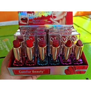 ลิปแมทยกถาด24แท่ง Comfor Beauty Matte Lipstick