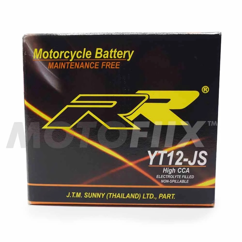 RR แบตเตอรี่แห้ง YT12-JS