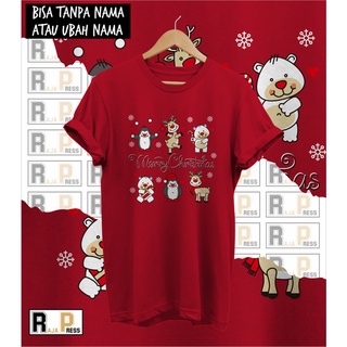 เสื้อยืดผ้าฝ้ายพิมพ์ลาย เสื้อยืด ลายคริสต์มาส SANTA CHRISTMAS MERRY CHRISTMAS สําหรับเด็ก และผู้ใหญ่ 2022 2022