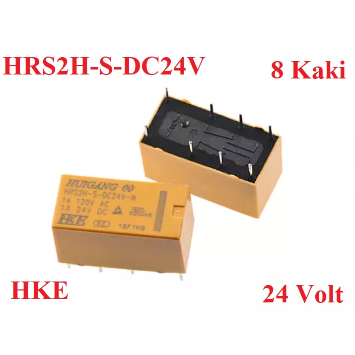 HKE HUIGANG รีเลย์ PCB 8 ขา 24v 24v โวลต์ 24v โวลต์ HRS2H-S-DC24V HRS2H