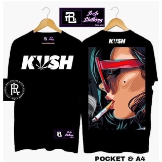 เสื้อคู่รัก - KUSH วินเทจแรงบันดาลใจผ้าฝ้ายขนาดใหญ่เสื้อยืดหลวมสําหรับผู้ชายเสื้อยืดขนาดใหญ่ที