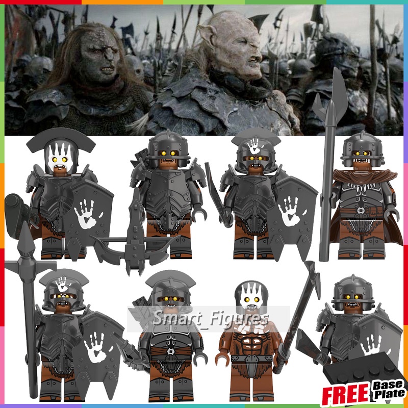ลอร์ดออฟเดอะริงส์ Minifigures Uruk-hai Commando Shaman Collection ของเล่นเด็กของขวัญ Mini Figures KT1033