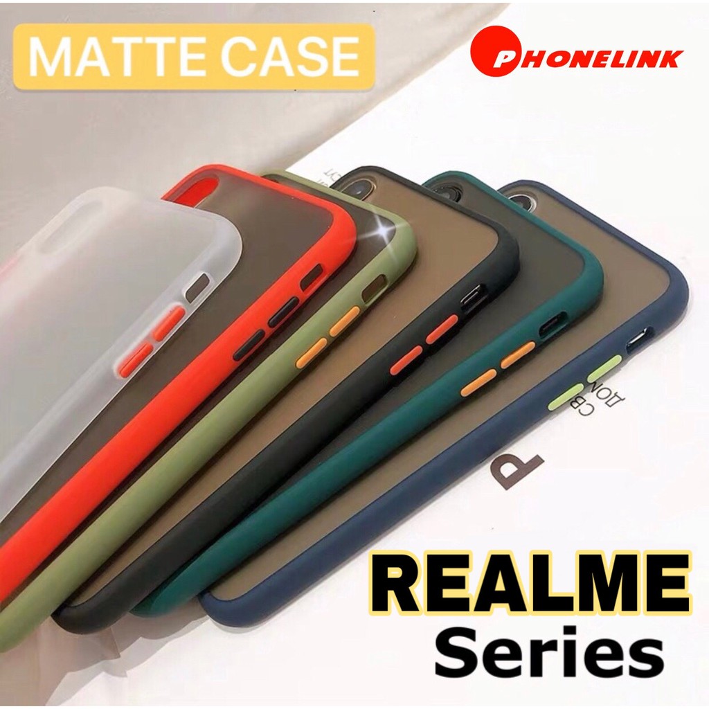 เคสขอบสี เคส Realme 5 / 5s / 5i 6i / Realme6 / 6pro / Realme C3 / Realme C17 เคสกันกระแทก เคสราคาถูก Realme Narzo 20pro