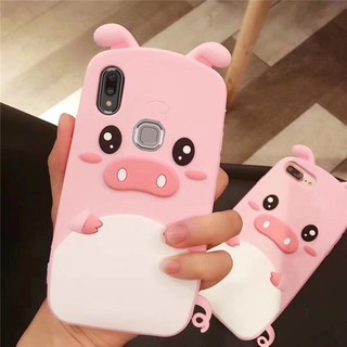 หมูน่ารักน่ารัก vivo Y17 Y12 Y15 2020 Y11 S1 Y91 Y95 Y91i Y91C V9 V7+ V7 V11 Pro V11i เคสโทรศัพท์มือถือ Cartoon case เคสป้องกัน