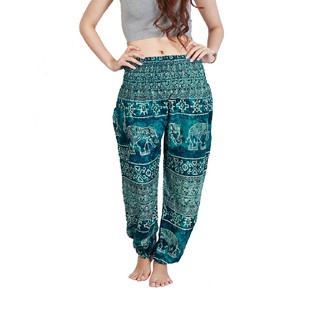 กางเกงช้าง กางเกงโยคะ กางเกงกระโปรง Thai  Elephant pants Palazzo pants Yoga Pants THE35