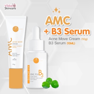 เซทสิวเซรั่มลดสิวหมอกุ้งB3+Acne(ครีมแต้มสิวหมอกุ้ง)