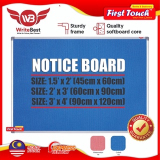 Writebest บอร์ดโฟมอลูมิเนียม สีพื้น (1.5 นิ้ว x 2 นิ้ว / 2 นิ้ว x 3 นิ้ว / 3 นิ้ว x 4 นิ้ว)