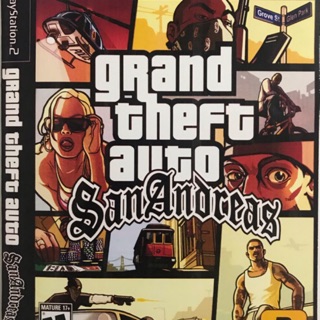 แผ่นเกมส์ ps2 Grand Theft Auto San Andreas