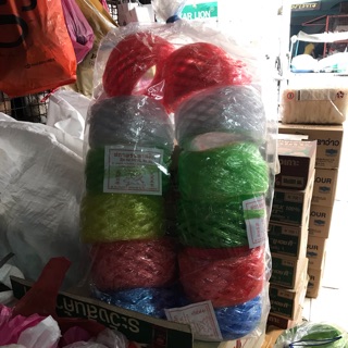 !!สั่งครั้งละไม่เกิน 5 โหล!! เชือกฟางเบา ตราหมูบิน