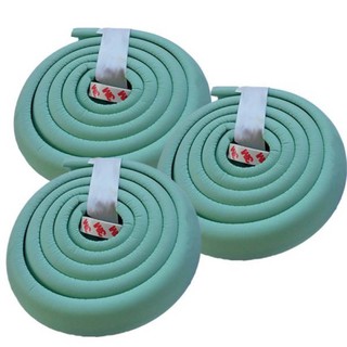 MoMoLand โฟมยางกันกระแทกสำหรับเด็ก ความยาว 2 เมตร Soft Edge Cushion Strip รุ่น FKT-3106 - GREEN (ชุดเชต 3 ม้วน)