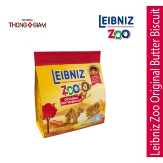 Leibniz Zoo Original butter biscuits ไลบ์นีช ซู บิสกิต ออริจินัล บัตเตอร์ รสเนย 100กรัม (g.) 04/24