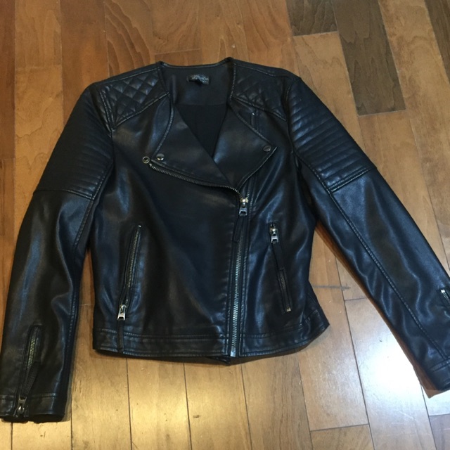 Leather jacket TOPSHOP