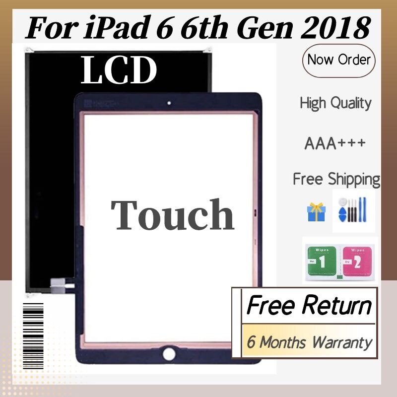 ใหม่ หน้าจอสัมผัส LCD สําหรับ 6 6th Gen 2018 A1893 A1954 ipad Pro 9.7 2018 A1893 A1954