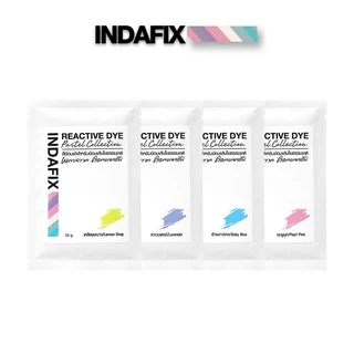 สีย้อมผ้า ยี่ห้อ INDAFIX Pastel Collection (คอลเลคชั่น สีพาสเทล) ขนาด 25 กรัม