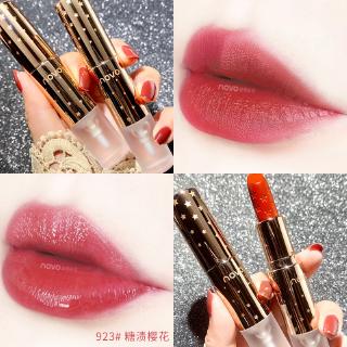 (candylab/COD/พร้อมส่ง) NOVO ลิปสติกกันน้ําติดทนนาน อำลาจุ่มถ้วย ลิปจิ๋ว ลิป ลิปสติก ลิปลอก ลิปจิ๋ว ลิปแมท ลิปทินท์ ลิปติก ลิปจีน ลิปสติกเซต lipstick ลิปสติกกันน้ำ ลิปติดทนนาน ดินสอเขียนขอบปาก ลิปเกาหลี ลิปสติกนักเรียน NOVO