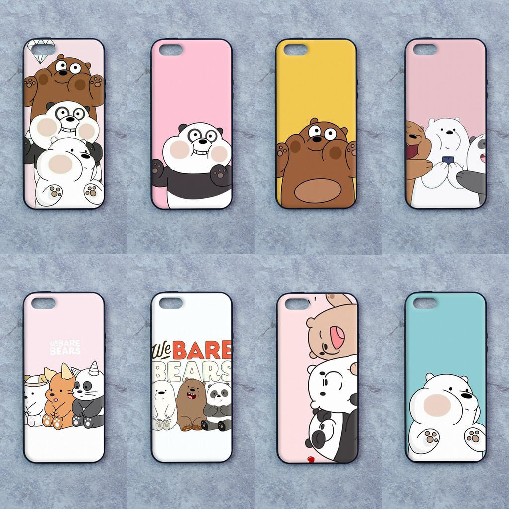 เคส  Apple  iphone 5 / 5s / 5SE  ใช้เคสเดียวกัน  ลายการ์ตูนสามหมีจอมป่วน  ขอบนิ่มหลังแข็ง เคสมือถือ เคสโทรศัพท์ Case