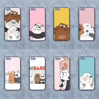 เคส  Apple  iphone 5 / 5s / 5SE  ใช้เคสเดียวกัน  ลายการ์ตูนสามหมีจอมป่วน  ขอบนิ่มหลังแข็ง เคสมือถือ เคสโทรศัพท์ Case