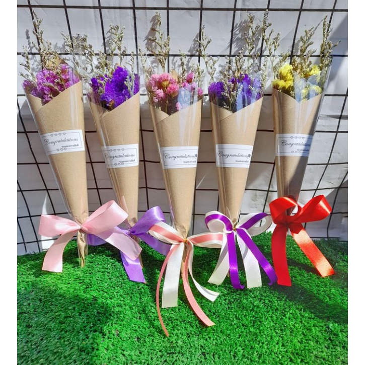 ช่อละ 15 บาท (พร้อมส่ง)ช่อดอกสแตติส ของขวัญ วันปัจฉิม วันวาเลนไทน์ วันครบรอบ รับปริญญา น่ารักมากๆ⚘