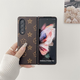 Zfold3 เคสโทรศัพท์มือถือแบบแข็ง ลายดาว เต็มจอ สําหรับ Samsung Galaxy Z Fold 3