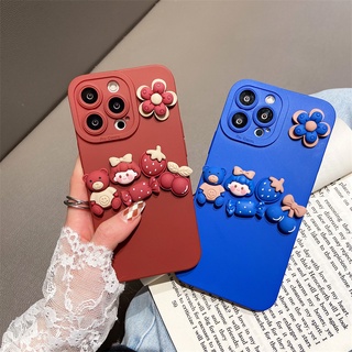 Zymello เข้ากันได้สำหรับ เคสไอโฟน 11 13 11Pro Max 12 12Pro Max 13 Pro Max 7 7+ 8 8+ 6 6+ 3D เคสการ์ตูนน่ารัก