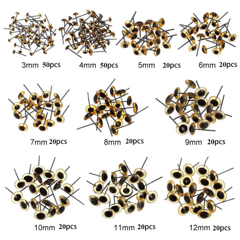 Emilee ตาแก้วพลาสติกใส รูปหมี ขนาด 3 4 5 6 7 8 9 10 11 12 มม. สําหรับเด็ก 20 50 ชิ้น - รูปที่ 6