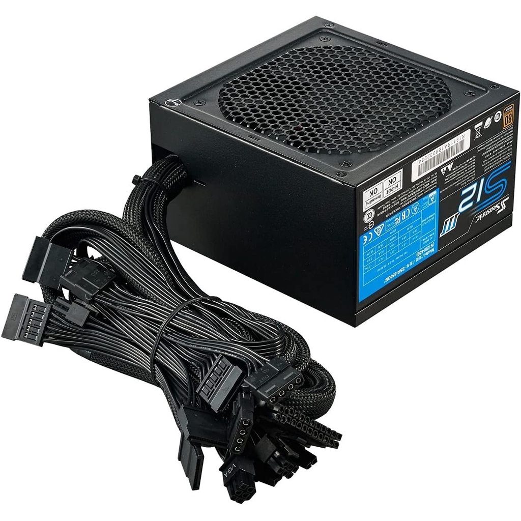 650W POWER SUPPLY (อุปกรณ์จ่ายไฟ) SEASONIC S12III (SSR-650GB3) (80+ Bronze)  ประกัน 3 ปี *ของแท้ ประกันศูนย์*