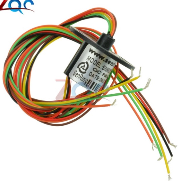Collector Ring High Speed Ball Slip Ring PTZ Slip Ring Stage Light Slip Ring Conductive 12.5 มม 300rpm 6wires 2A