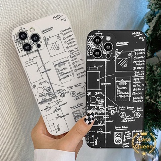 เคสโทรศัพท์มือถือแบบนิ่ม ลายคณิตศาสตร์ สําหรับ Oppo Reno 7 A76 A54 A9 A5S A94 A96 A36 A12 A74 A15 A95 A7 A16 A5 A53 A11 A92 A3S A12E Reno 4 5 6 5F 4F