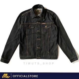 เสื้อแจ็คเก็ต Mc Jeans(แม็ค) สียีนส์เข้ม ผู้ชาย ผู้หญิง สวมใส่สบาย