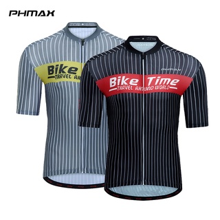 Phmax เสื้อปั่นจักรยาน ระบายอากาศ แห้งเร็ว ป้องกันรังสียูวี สําหรับผู้ชาย