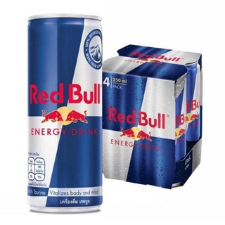 Red Bull เครื่องดื่มชูกำลัง 250 มล. (แพ็ก 4 กระป๋อง)