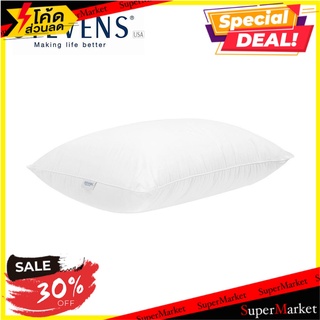 หมอนหนุนสุขภาพ STEVENS 19X29 นิ้ว สีขาว หมอนหนุน HEALTHY PILLOW STEVENS 19X29" WHITE หมอนหนุนและหมอนข้าง