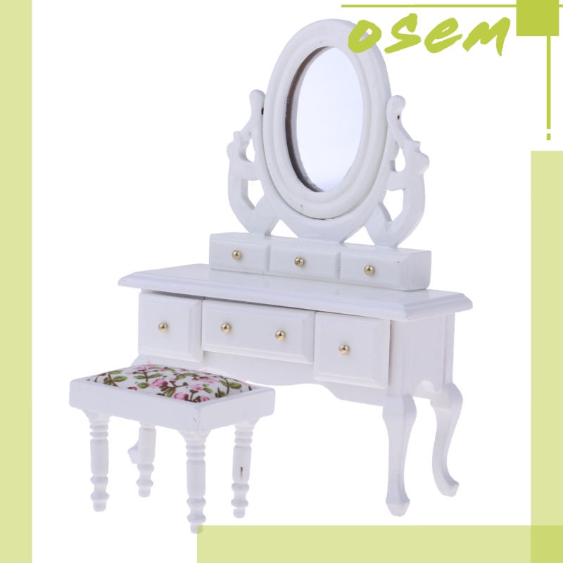 Cepillo Peine & Espejo Juego Tumdee 1:12 Escala Casa De