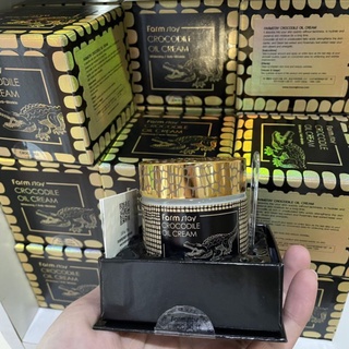 Farmstay Crocodile Oil Cream 70g. ครีมน้ำมันจระเข้สุดฮิตจากเกาหลี เคล็ดลับผิวสวย