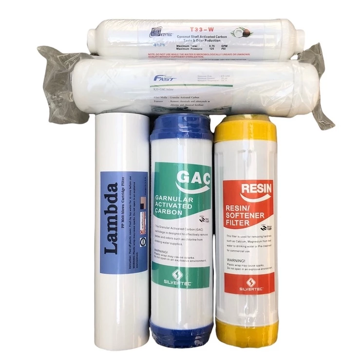 ชุดไส้กรองน้ำ 5 ขั้นตอน GAC Resin