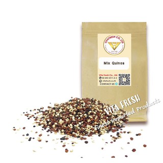 Mixed Quinoa 250grams ควินัว 3 สี 250กรัม ควินัวขาว ควินัวแดง ควินัวดำ QUINOA BLACK QUINOA RED QUINOA WHITE 3Colours