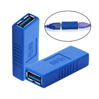 USB 3.0 A Female to A Female F/F Converter Adapter USB3.0 AF to AF Coupler Connector Extender Converter for Laptop PC