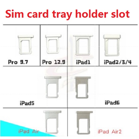 ถาดซิม (sim tray) สําหรับ ipad mini air Pro 1 2 3 4 5 6 7 8 9.7 10.5 12.9
